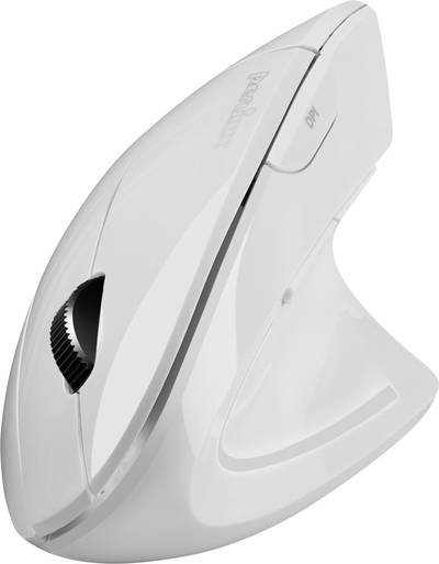 Perixx PERIMICE-813 W Ergonomische Maus Funk, Bluetooth® Weiß