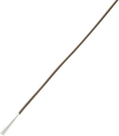 TRU COMPONENTS 1564485 Litze LiY 1 x 0.14 mm² Braun 25 m