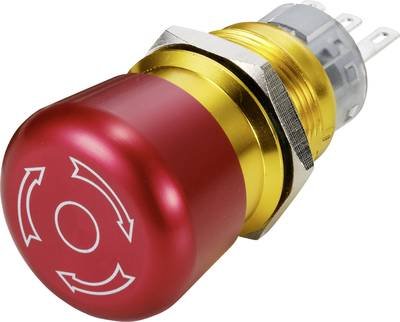 TRU COMPONENTS Not-Aus-Schalter 3 A 1 Öffner IP65 1 St.