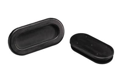 PB Fastener 1099-01 Kabeldurchführung Langloch Klemm-Ø (max.) 46 mm Plattenstärke (max.) 2.5 mm PVC Schwarz 1 St.