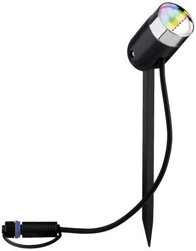 Paulmann Outd. P&S color Spot Pike Set RGBW CH 94685 Beleuchtungssystem Plug & Shine LED-Gartenstrahler-Starter-Set 135
