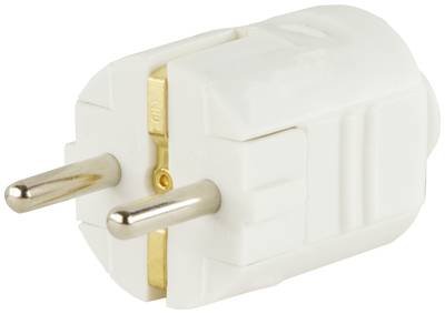 REV 0512010777 Schutzkontaktstecker Kunststoff 250 V Weiß IP20