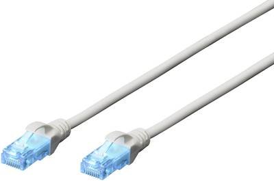 Digitus DK-1511-005 RJ45 Netzwerkkabel, Patchkabel CAT 5e U/UTP 0.50 m Grau 1 St.