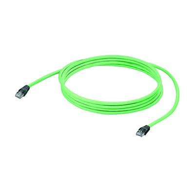 Weidmüller 8909650300 RJ45 Netzwerkkabel, Patchkabel CAT 6a S/FTP 30.00 m Grün Flammwidrig, mit Rastnasenschutz 1 St.