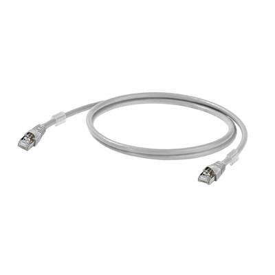 Weidmüller 1165940300 RJ45 Netzwerkkabel, Patchkabel CAT 6a S/FTP 30.00 m Grau UL-zertifiziert 1 St.