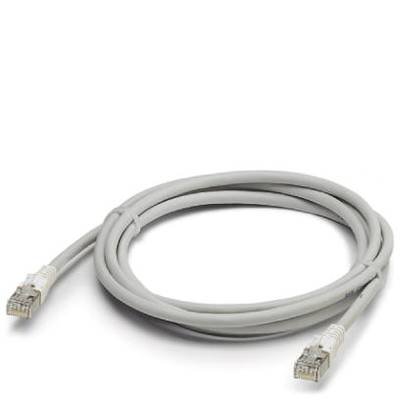 Phoenix Contact 2891589 FL CAT6 PATCH 2,0 RJ45 Netzwerk Anschlusskabel CAT 6 S/UTP 2.00 m Grau mit Rastnasenschutz