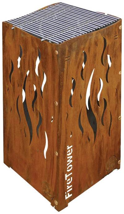 FIAP 2656 premiumdesign FireTower Rost Optik Feuerkorb