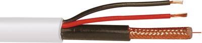 ABUS KA9000 Audio, Video Kabel 250.00 m Weiß