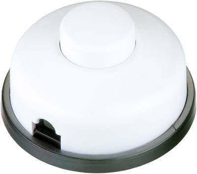 interBär Tretschalter Weiß 1 x Aus/Ein 6 A 1 St.