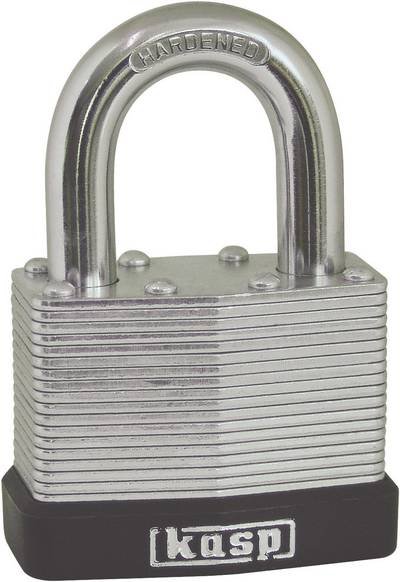 Kasp K13060D Vorhängeschloss 60 mm verschieden schließend Silber Schlüsselschloss