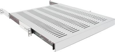 Intellinet 712330 19 Zoll 1 HE Ausziehbar Geeignet für Schranktiefe: ab 800 mm Grau