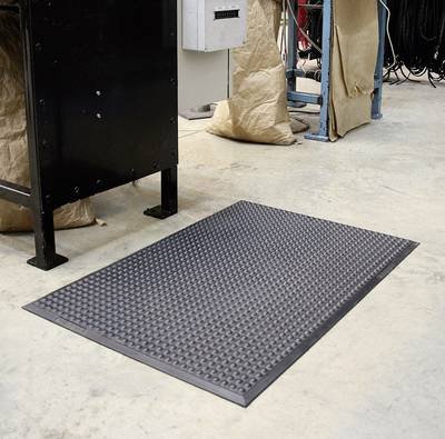 COBA Europe SE010003 Elite Arbeitsplatzmatte (L x B x H) 1.2 m x 0.9 m x 15 mm Schwarz