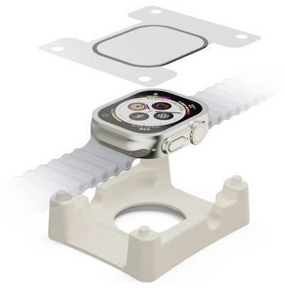 hama 00222771 Displayschutz "Super Hybrid" f Apple Watch Ultra/Ultra 2, 49mm,Montagehilfe