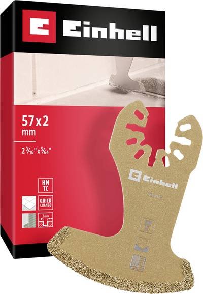 Einhell 708075 Segmentmesser HM 57mm Chrom-Vanadium Stahl, Hartmetall Sägeblatt Sägeblatt 57 mm 1 St.