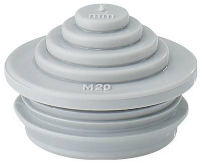 Hensel STM 20 Stufenstutzen Plattenstärke (max.) 4 mm Lichtgrau 1 St.