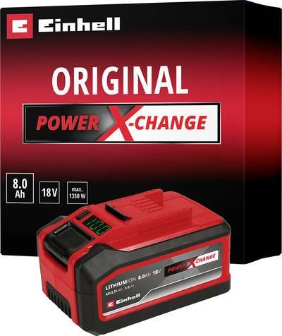 Einhell 4511600 PXC Plus 18V 5-8 Ah Multi-Ah Power X-Change Werkzeug-Akku 18 V 5 Ah, 8 Ah Li-Ion