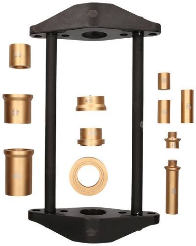 Universal-Satz zum Auswechseln von Achsschenkelbolzen 45 t, 12-tlg KS Tools 440.0665