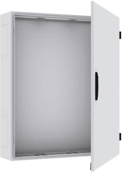 Striebel & John TG304G Wandschrank 800 x 650 x 222 Kunststoff, Stahlblech Grau, Lichtgrau (RAL 7035) 1 St.