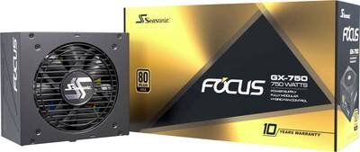 Seasonic PC- Netzteil Seasonic Focus-GX-750 ATX3 PC Netzteil 750 W ATX 80PLUS® Gold