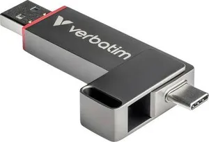 Verbatim Dual QuickStick USB-Stick Retail 128 GB Silber 32040 USB-C® (USB 3.2 Gen 1), USB-A (USB 3.2 Gen 1)