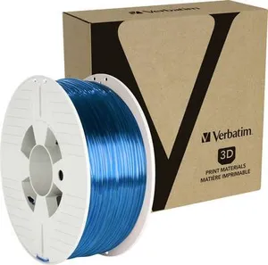 Verbatim 55064 55064 Filament PETG schlagfest, flexibel 2.85 mm 1 kg Blau, Transparent 1 St.