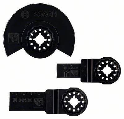 Bosch Accessories 2607017323 PMF Multifunktionswerkzeug-Zubehör-Set 3teilig Multifunktionswerkzeug-Zubehör-Set 1 Set