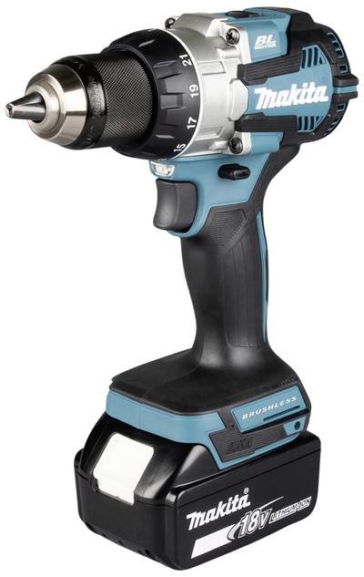 Makita DDF489RTJ DDF489RTJ Akku-Bohrschrauber 18 V 5.0 Ah Li-Ion bürstenlos, inkl. 2. Akku, inkl. Ladegerät