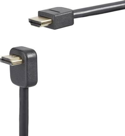 SpeaKa Professional HDMI Anschlusskabel HDMI-A Stecker, HDMI-A Stecker 1.80 m Schwarz SP-9071828 4K UHD, Audio Return Ch