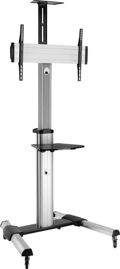 ROLINE LCD-/TV-Rollständer, 37-70 Zoll, bis 50 kg, silberfarben