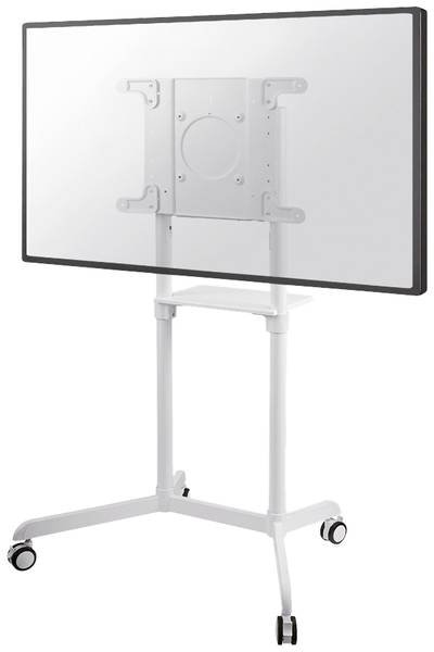 Neomounts NS-M1250WHITE TV-Rollwagen 94,0 cm (37") - 177,8 cm (70") Rotierbar, Neigbar, Bodenständer