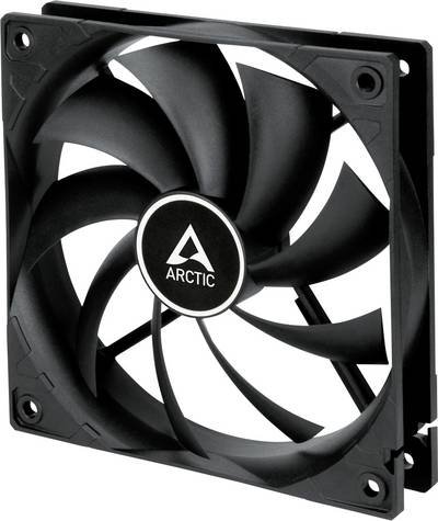 Arctic F12 PWM (Black) 5 Pack PC-Gehäuse-Lüfter Schwarz (B x H x T) 120 x 25 x 120 mm
