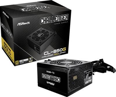 ASRock Challenger Series CL-850G PC Netzteil 850 W ATX 80PLUS® Gold