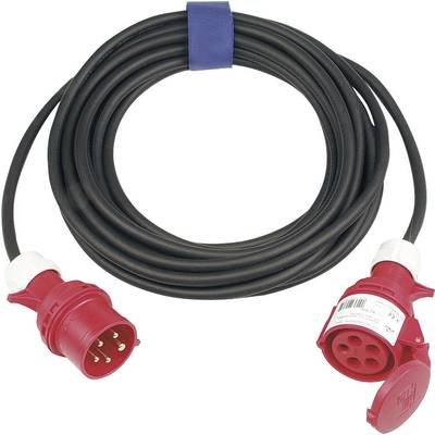 SIROX 365.425 Strom Verlängerungskabel 32 A Schwarz 25.00 m H07RN-F 5G 4 mm²