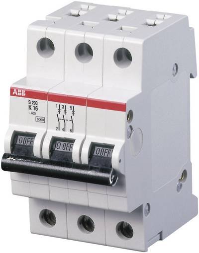 ABB 2CDS253001R0537 S203-K32 Leitungsschutzschalter 3polig 32 A