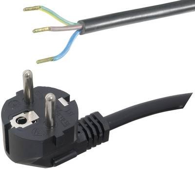 HAWA 1008210 Strom Anschlusskabel Schwarz 1.50 m