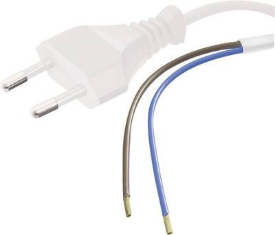HAWA 1008204 Strom Anschlusskabel Weiß 2.00 m