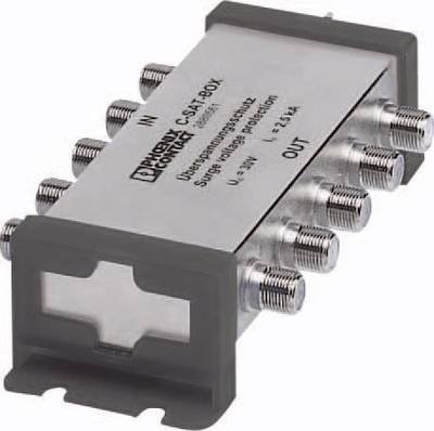 Phoenix Contact 2880561 C-SAT-BOX Überspannungsschutz-SAT-Verteiler Überspannungsschutz für: DVB-S, Sat (F-Stecker) 1 St