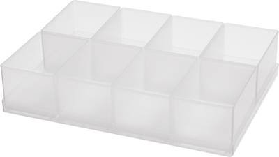 raaco A 8-1 Sortimentskoffer-Einsatz (L x B x H) 220 x 160 x 47 mm Anzahl Fächer: 8 Inhalt 1 St.