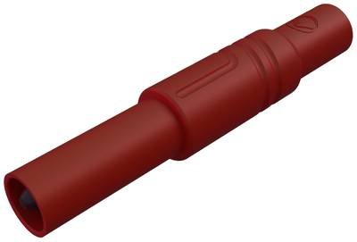 Hirschmann Test & Measurement LAS S G Sicherheits-Lamellenstecker Stecker, gerade Stift-Ø: 4 mm Rot 1 St.