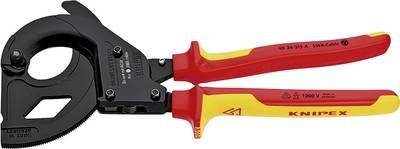 Knipex 95 36 315 A Ratschen-Kabelschneider Geeignet für (Abisoliertechnik) stahlarmierte Kabel 45 mm 380 mm²