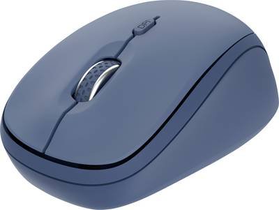 Trust YVI+ MULTI-DEVICE WIRELESS MOUSE BLUE Maus Kabellos, Bluetooth®, USB Blau