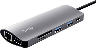 Trust USB-C® Dockingstation DALYX 7-IN-1 USB-C ADAPTER Passend für Marke Dockingstations: Universal
