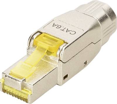 Digitus DN-93638 RJ45-Einbaumodul Modul-Steckgesicht CAT 6a 1 St.