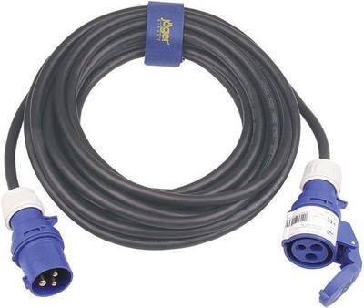 SIROX 361.410 Strom Verlängerungskabel 16 A Schwarz 10.00 m H07RN-F 3G 2,5 mm²