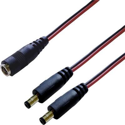 BKL Electronic 075916 DC-Verteiler Niedervolt-Stecker - DC-Kupplung 5.5 mm 2.1 mm 0.30 m 1 St. Single