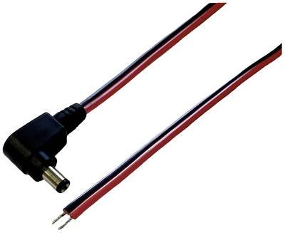 BKL Electronic 072017 Niedervolt-Anschlusskabel Niedervolt-Stecker - offene Kabelenden 5.5 mm 2.1 mm 2.00 m 1 St.