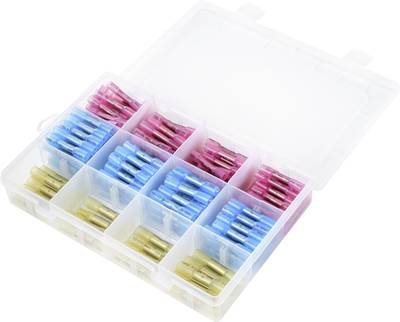 TRU COMPONENTS TC-9878224 Stoßverbinder Sortimentskasten 0.5 mm² 6 mm² Rot, Blau, Gelb 1 Set