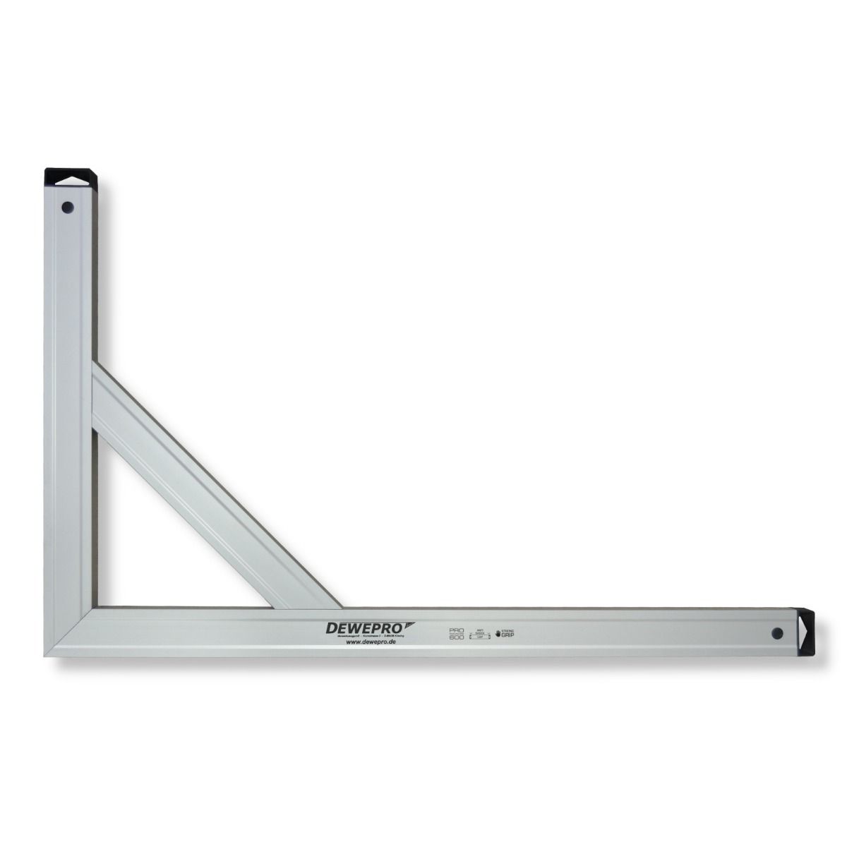 DEWEPRO Alu-Bauwinkel mit Strebe - 150x80cm