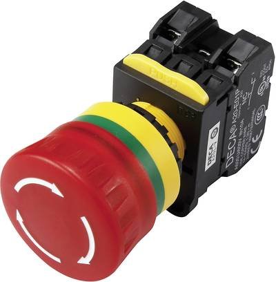 DECA A20L-V4E02Q5R Not-Aus-Schalter mit Kontaktelement 240 V/AC 6 A 2 Öffner IP65 1 St.