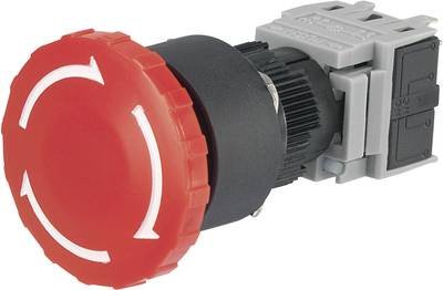 TRU COMPONENTS LAS1-BY-11TSA Not-Aus-Schalter 250 V/AC 3 A 1 Öffner, 1 Schließer IP40 1 St.